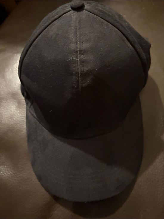 Ariana Grande Accessories - Ariana Grande Black Cap with White Embroidered Logo - Never Worn